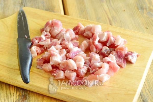 Порезать мясо