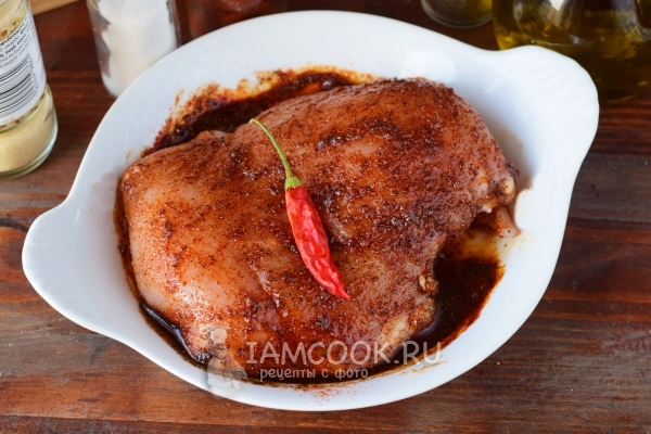 Замариновать куриное филе