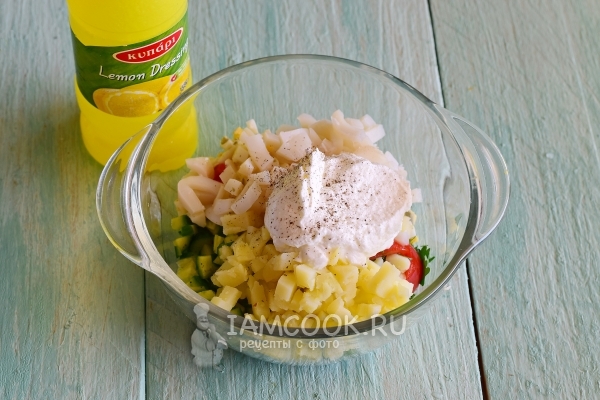 Влить сок лимона