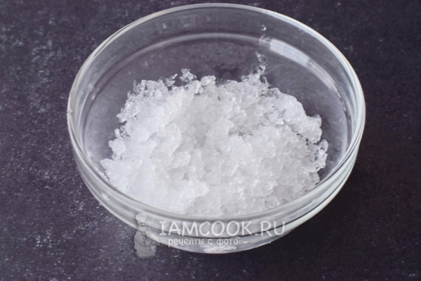 Заморозить сироп