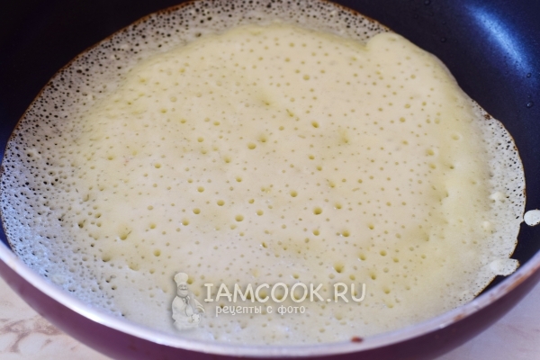 Появляются пузырьки на блине