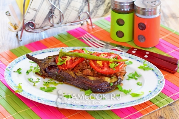 Рецепт баклажанов по-турецки с фаршем