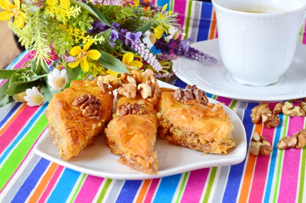 Фото пахлавы из теста фило