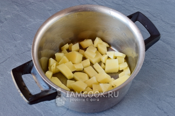 Порезать картофель