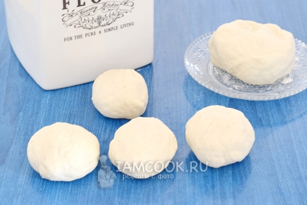 Разделить тесто на части