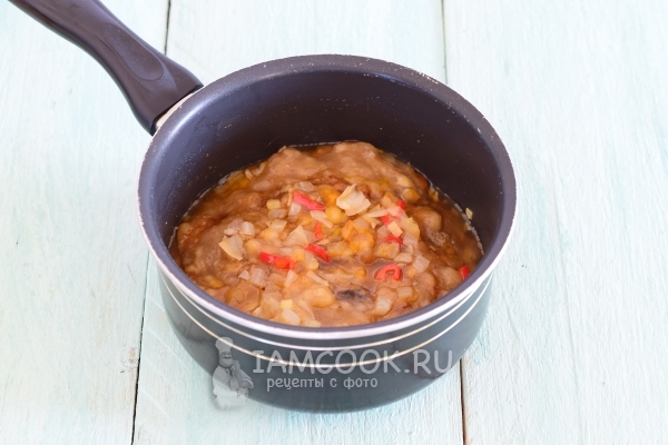 Добавить банановое пюре