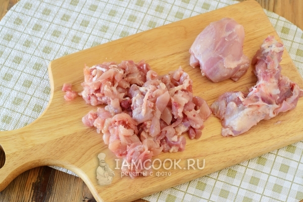 Порезать мясо