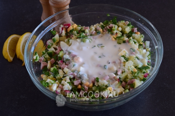 Влить сок лимона