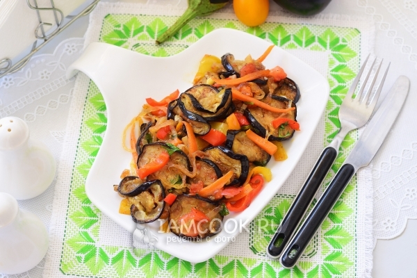 Рецепт соте из баклажанов