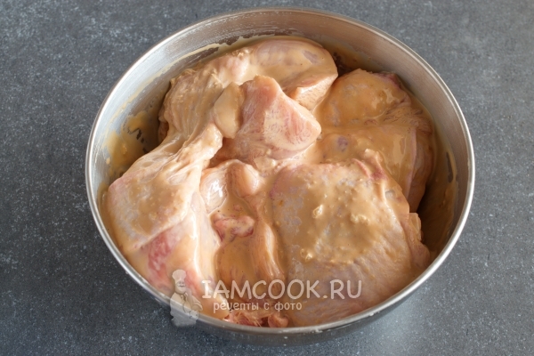 Замариновать курицу