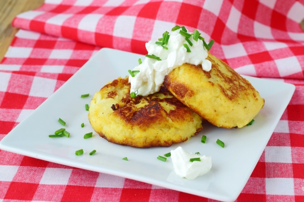 Рецепт  картофельных котлет с фаршем