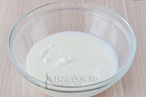 Влить желатин