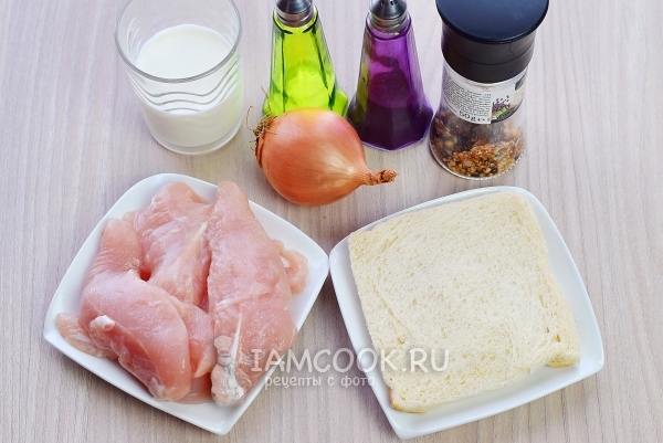 Ингредиенты для фрикаделек из индейки