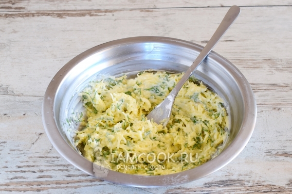 Размешать начинку