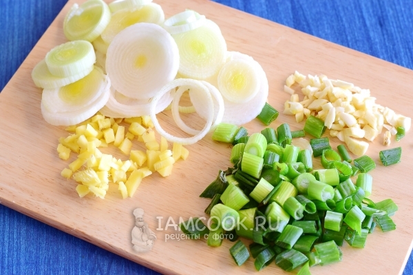 Порезать овощи