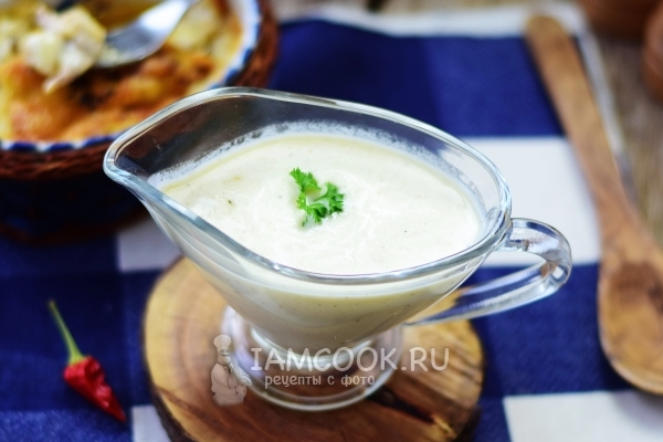 Рецепт соуса для жульена