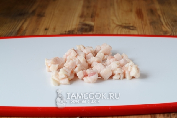 Порезать сало