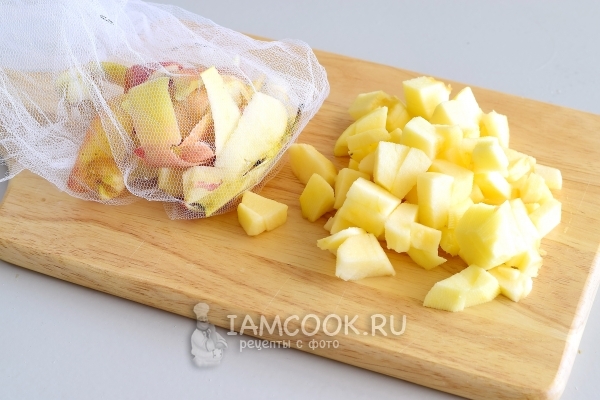 Порезать яблоки