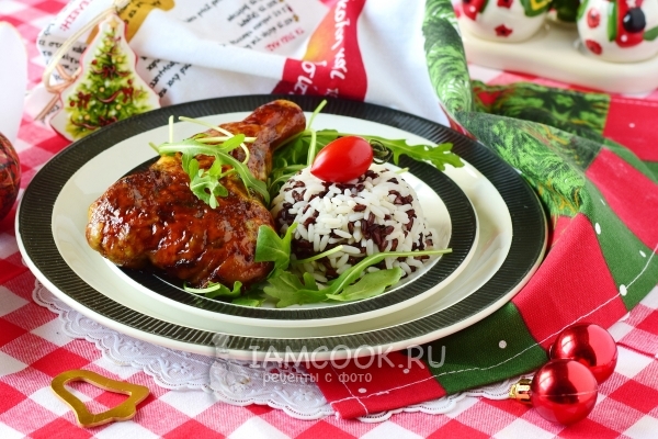 Фото куриных ножек, фаршированных овощами