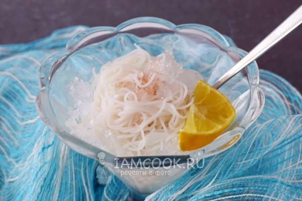 Фото иранского десерта Фалуде