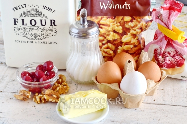 Ингредиенты для молдавского печенья Гогошь