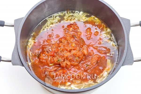 Положить в суп зажарку