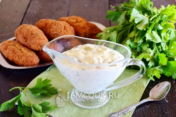 Рецепт соуса к рыбным котлетам