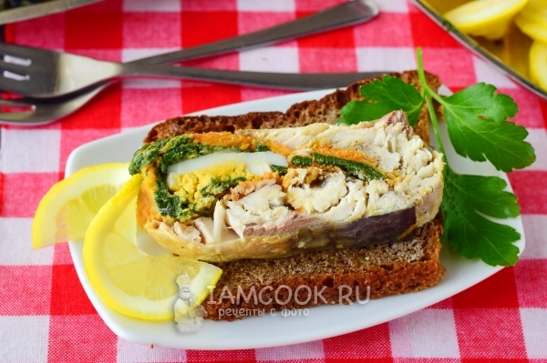 Рецепт фаршированной скумбрии с желатином