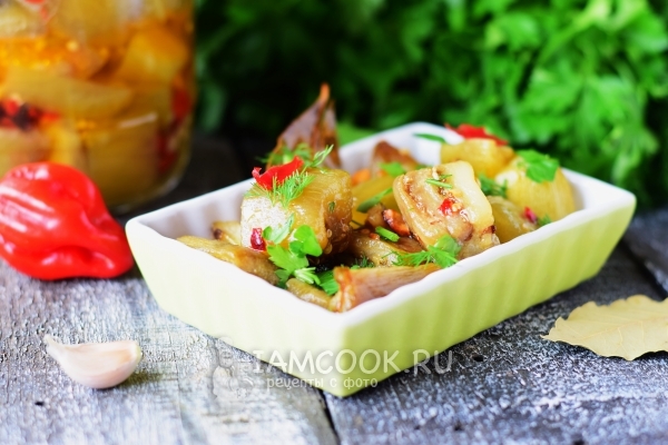 Рецепт жареных баклажанов как грибы