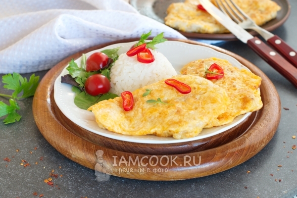 Рецепт отбивных из индейки в кляре