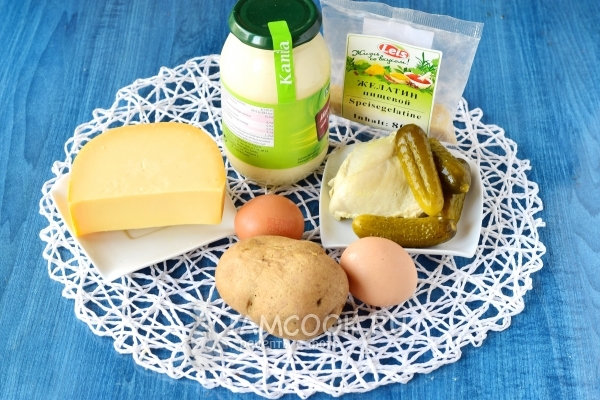 Ингредиенты для «Хрустального» салата