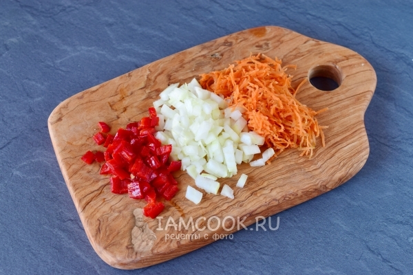 Порезать овощи