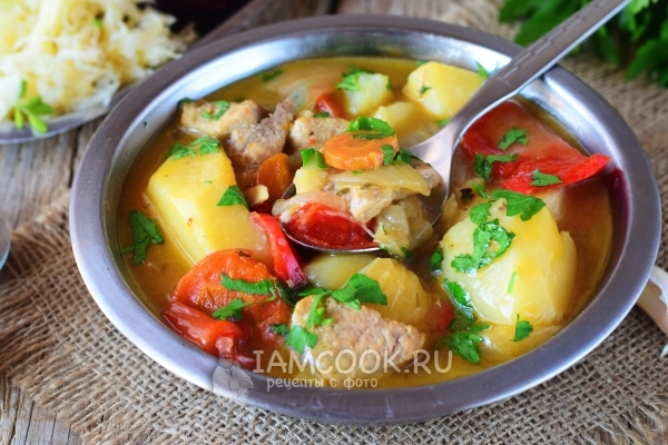 Рецепт соуса с мясом и картошкой