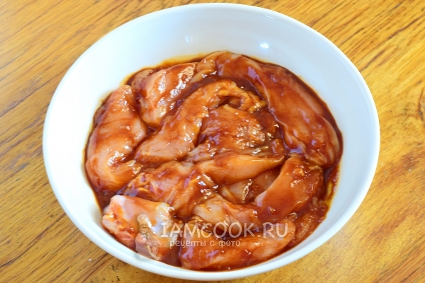 Замариновать мясо