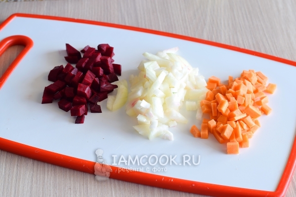 Нарезать овощи