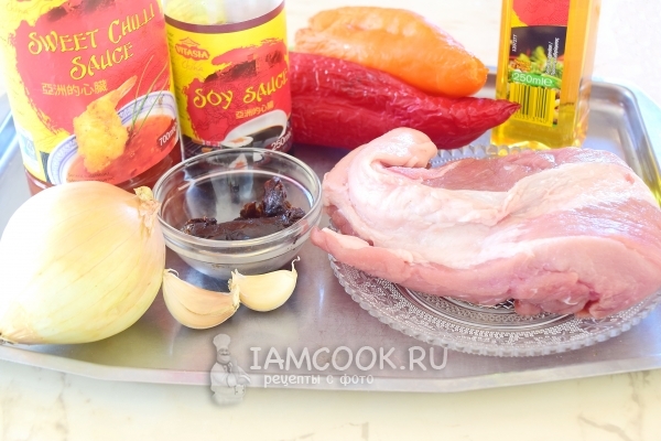 Ингредиенты для свинины с тамариндом