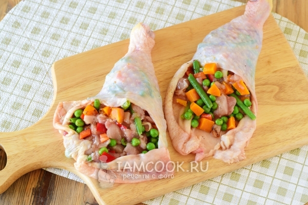 Нафаршировать кожу от ножек