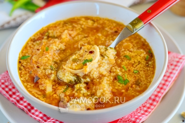Рецепт марокканского куриного супа с кускусом