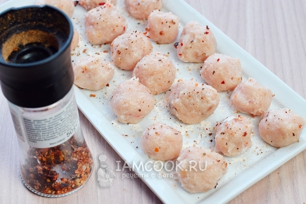 Сформировать фрикадельки