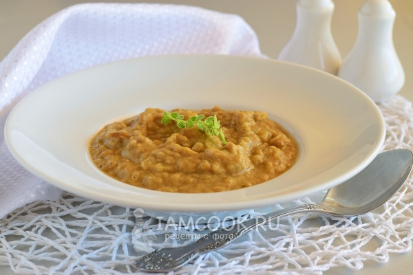 Фото супа-пюре из баклажанов