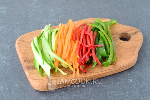 Порезать овощи