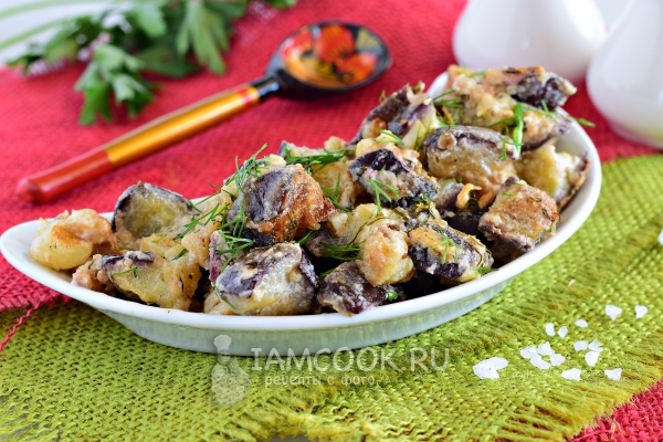 Фото тушеных баклажанов в сметане