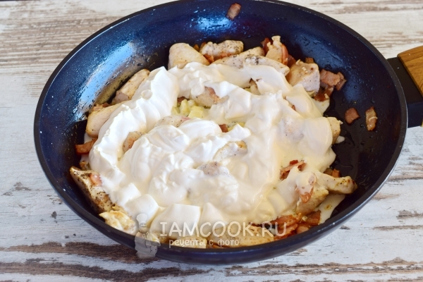 Влить сливки