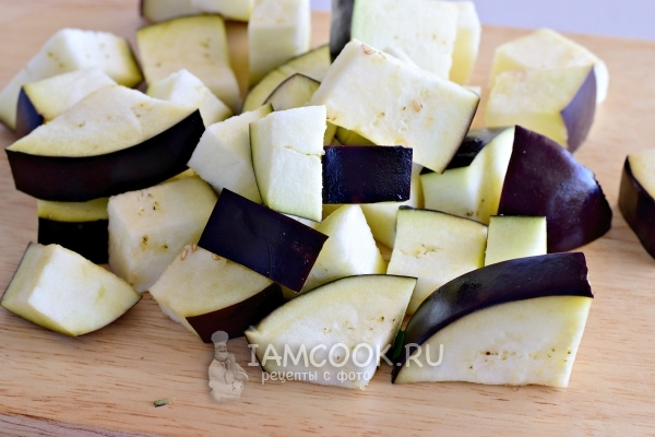 Порезать баклажаны