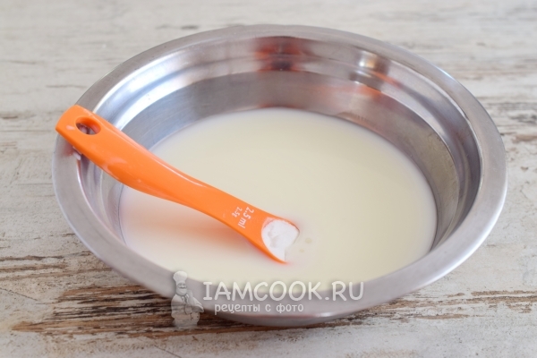 Всыпать в кефир соду