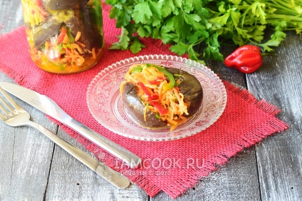 Фото баклажанов по-гречески на зиму