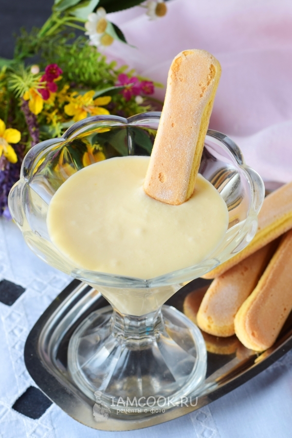 Фото крема для тирамису с маскарпоне