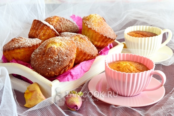 Фото творожно-банановых кексов