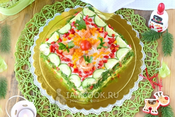 Готовый бутербродный торт «Праздничный»