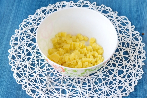 Порезать картофель